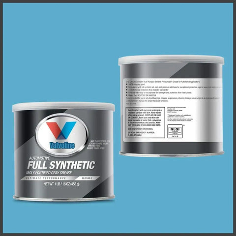 Gray Full Synthetic Moly-Lithium Grease VV-986 1 Lb Beefed-Up Heavy-Duty EP Automotive And Industrial Lubricant NLGI 2 2 Pack