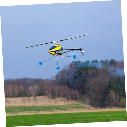 RC Helicopter Training Gear Kit With Sponge Balls For Stability And Flying Practice, flying outdoors