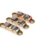 80 Type Heavy Duty Metal Sliding Door And Window Roller Track Featuring Double Wheel Pulley Support For Badass Durability And Hella Smooth Functionality with three pulleys