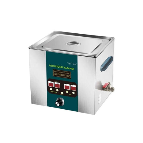 Top Shelf Ultrasonic Cleaner With 11 Liter Tank And Dual 80Khz Plus 120Khz Frequencies To Slay Sticky Buildup On Vinyl Records Cylinder Heads And Precise Mechanical Parts Zero Hassle Always in stainless steel.