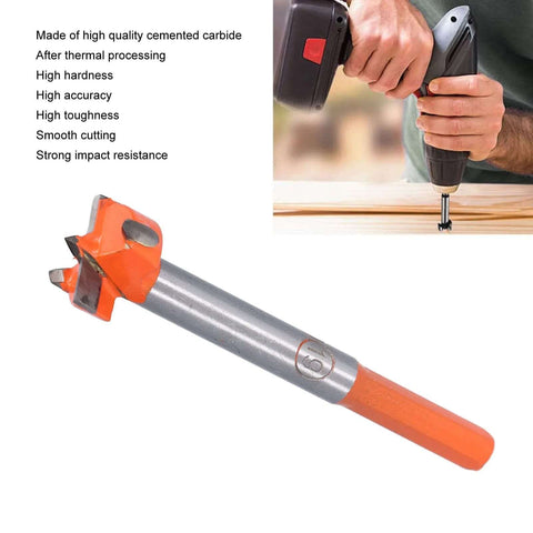 lvifloae 19mm carbide hinge drill bit with orange shaft for wood, plywood and plastic