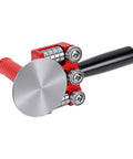 Sheet Metal Roller 1 Station Bender For 90 To 180 Degree Bends with red and black handles, front view