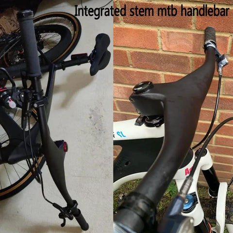 Carbon Mountain Bike Handlebar Built For Real Riders 760mm Wide 28.6mm Clamp 1 1/8 Inch Integrated UD Matte Finish T700 Carbon Fiber
