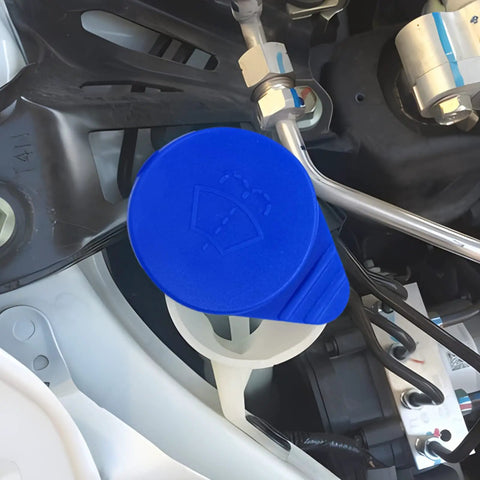 Windshield Washer Fluid Reservoir Cap Replacement For Ford Focus 2012 2018 Compatible With OE CP9Z17A605A KT1Z17632A installed