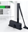 Heavy Duty Hydraulic Door Closer With Adjustable Speed For A Smooth Quiet Soft Close 25 Kg To 80 Kg Capacity 90-degree positioning