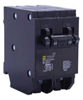 90 Amp Plug On Circuit Breaker For Homeline Loadcenters, 10kA Interrupting Capacity, Black, UL Listed, Quick Install, Model HOMT2020250CP