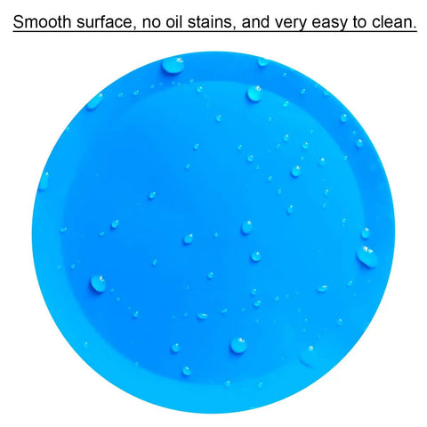 Heavy Duty 2 Pack Silicone Sink Stoppers With Leak Proof Seal And Straight Up Solid Grip For Kitchens And Bathtubs Universal Fit No Sweat Setup Real Deal Drain Stopper, blue silicone drain stopper with water droplets