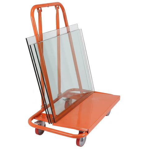 Beefed Up Heavy Duty Steel Drywall Cart With Detachable Handcart for large capacity loading, holding glass panels