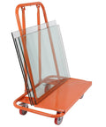 Orange Beefy Drywall Cart With Detachable Swivel Wheels Heavy Duty Steel Frame Large Capacity Handcart for panels