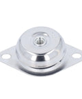 Heavy Duty Generator Anti Vibration Pad With 500Kg Load Capacity Rubber Shock Isolator For Generators Washing Machines And Exercise Equipment Stainless Steel Dampener M16 Mount Reduces Noise And Vibration For Quieter Operation shown in a front view.