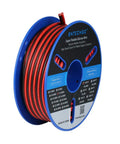 12 Gauge Flexible 2 Conductor Parallel Silicone Wire Spool Red Black 100 Ft Ultra Flexible Extension Wire For LED Strip