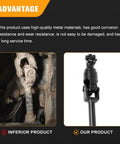 Comparison of inferior and premium Toyota Tundra and Sequoia steering column shaft assembly direct fit replacement 2007-2021.