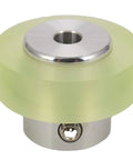 100mm Aluminum Polyurethane Encoder Wheel For Rotary Encoders Pro Grade Workhorse Industrial Measuring Wheel For Velocity And Position
