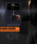 Person using Wall Mounted Mains Fed Water Dispenser With Instant Heat And Adjustable Temperature Space Saving Office Water Cooler