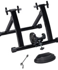 Magnetic Bike Trainer Stand For Indoor Cycling With Premium Steel Build Quiet Low Noise Operation Fits 26 To 28 Inch Wheels And 700C