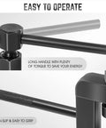 Chain Breaker And Rejoiner Tool With C Frame Includes Three Anvils And Three Break Pins Fits Most Drive And Cam Chains From 35 Through 630 Ideal For Dirt Bikes ATVs Motorcycles And Red with easy grip handle and long lever arm for efficient use.