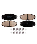 Front Ceramic Brake Pads And Rear Semi Metallic Brake Shoes Replacement Kit For 2008 2014 Scion xD And 2009 2019 Toyota Corolla
