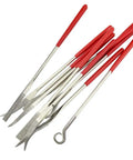 10 Pcs Assorted Mini Diamond File Set With Flat Needle Round Square Hook Rifler Files For Metalworking Jewelers Glass Wood Carving