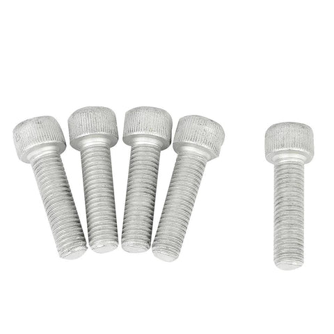 Five silver bolts for Front Wheel Hub Bearing For Ford Transit 2015 To 2019 Left Or Right Front Drive Or Passenger Side Direct Fit Replacement
