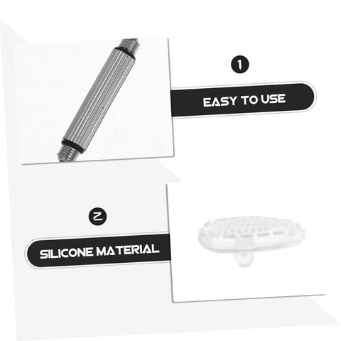 Silicone Nose Pads For Glasses Repair Kit With Soft Nose Pads, Screws And Mini Screwdriver For Quick Eyewear Fixes