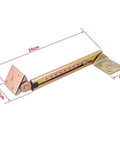 Diagonal Lift Rod Table With 10 Gear Adjustment Corner Hinge dimensions shown