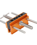 Self Centering Dowel Jig For Boss Level Hole Alignment In Woodworking, Sizes 1/4 3/8 5/16 7/16 1/2 Inch Drill Guide With 6 Bushings