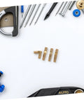 Brass Barrel Hidden Hinges for Small Jewelry Boxes, Invisible Concealed Cylinder Hardware, DIY Craft Box Hinges, set of tools
