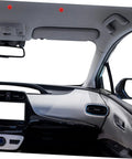 Interior view of car with roof liner and two red headliner repair rivets from 50 Pcs Headliner Repair Kit For Car Roof Liner Fixing Rivets