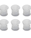 Six-pack of 3204E Filter Replacement for Bissell FeatherWeight 3106 Series Vacuums displayed in two rows.