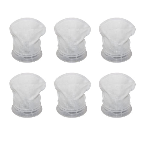 Six-pack of 3204E Filter Replacement for Bissell FeatherWeight 3106 Series Vacuums displayed in two rows.