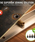 Heavy Duty Rivet Nut Tool Kit With M3 To M8 Carbon Steel Adapters For Sheet Metal Auto Repair And Furniture Building Projects That Get The Job Done Right Every Time, M3-M8 inserts for sheet metal