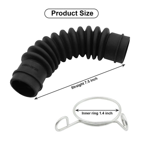 Heavy Duty Washing Machine Drain Hose Connecting Tub To Pump Compatible With LG Washers Model AEM73213001 7.5 inch length