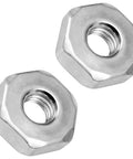 Close-up of 2 steel sprocket cover bar nuts for Stihl MS171 MS181 MS192T MS211 MS231 MS251 MS291 MS311 MS361 MS362 MS391 MS441 MS461 chainsaws