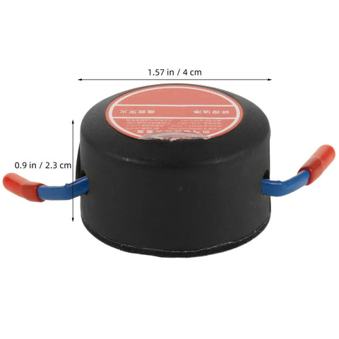 Ultra Compact Auto Deploy Heat Sensor Aerosol Fire Extinguisher For Your Daily Ride Dash Or Engine Bay Safe 10G mount with red and blue triggers.