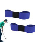 Golf Swing Training Aid Arm Band For Practice And Gesture Correction Dial In Consistency Pro Style Swing Corrector shown