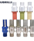 Heavy Duty Diamond Finger Router Bit Kit features eight tough milling profile tools for granite, marble, concrete, and tile.