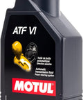 100 Percent Synthetic Dexron VI Automatic Transmission Fluid For Modern Automatics And Power Steering Systems With Smooth Shifting And Anti Wear Protection Dexron VI Compatible High Performance ATF 1 Liter black 1L bottle