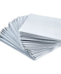 Stack of White Bubble Padded Poly Mailer Bags 9.5 X 13.5 Inches Self Seal Opaque Envelopes Tear Proof Water Resistant Lightweight Shipping Mailers Pack Of 10 Ready To Ship