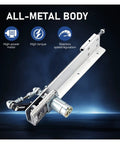Heavy Duty Reciprocating Linear Actuator 12 Volt 24 Volt DC Motor with all-metal body for robust shop and rig applications.