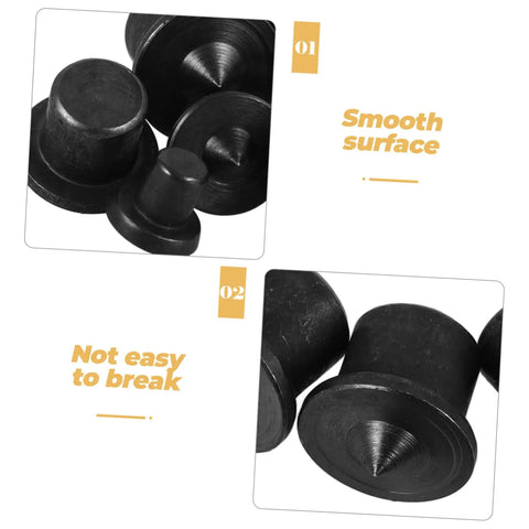 Close-up of Eight Piece Dowel Transfer Pin Kit with marker center points showing smooth surface and durable build.