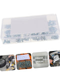 260 Piece Hydraulic Grease Nipples Kit For Automotive And Industrial Use With Metric And Imperial Fittings in storage box
