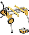 Rolling Table Saw Stand Built For Heavy Duty Jobs, Go-To Portable Foldable And Easy To Move, Fits Saws Like DW744, DW745 And More