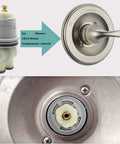 Shower Valve Cartridge For 13 And 14 Series Single Handle Repair Kit, Replacement Monitor Valve, RP46074 shown with faucet handle.