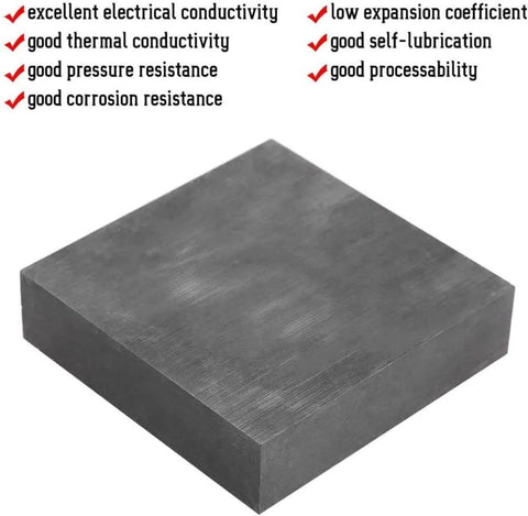 High Purity 99.99 Percent Graphite Block Plate For Metal Casting And High Temperature Resistance With Excellent Electrical And Thermal Conductivity