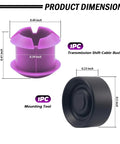 Easy Fit Transmission Shift Cable Bushing Repair Kit Replacement OEM Style dimensions with bushing and tool