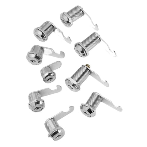 Cam Lock 10 To 25 Mm For Doors Cabinets Mailboxes And Drawers Durable Keyed Lock With Tamper Proof Safe Cylinder Solid Pick