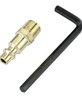 Metal hose connector and hex wrench for 2 In 1 Pneumatic Punch And Flange Tool For Sheet Metal, Easily Punch Holes And Crimp Edges With A Rotating Head