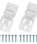 Beefed Up Freezer Hinges For Small Chest Freezers Plastic ABS Folding Hinge With 3 Mounting Holes Universal 95 To 110 Degrees Counterbalance Includes Screws Replacement Parts Pack Of 2