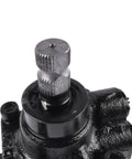 Close-up of Power Steering Gear Box For Classic GM Muscle Cars Camaro Chevelle El Camino Firebird GTO Monte Carlo 1964 To 1976 With Two And A Half Turns Lock To Lock Performance Assembly Direct Fit And Rebuildable, showing gear mechanism.