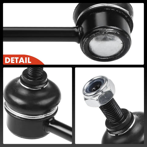 Close-up detail of Two Pack Rear Sway Bar Links for Honda CR-V 2007-2017 Stabilizer End Links Replacement Kit, zinc-plated steel, bolt-on